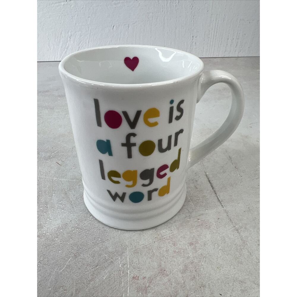 Love is a Four Legged Word Large Coffee Mug‎ Fringe Studio Pet Lovers